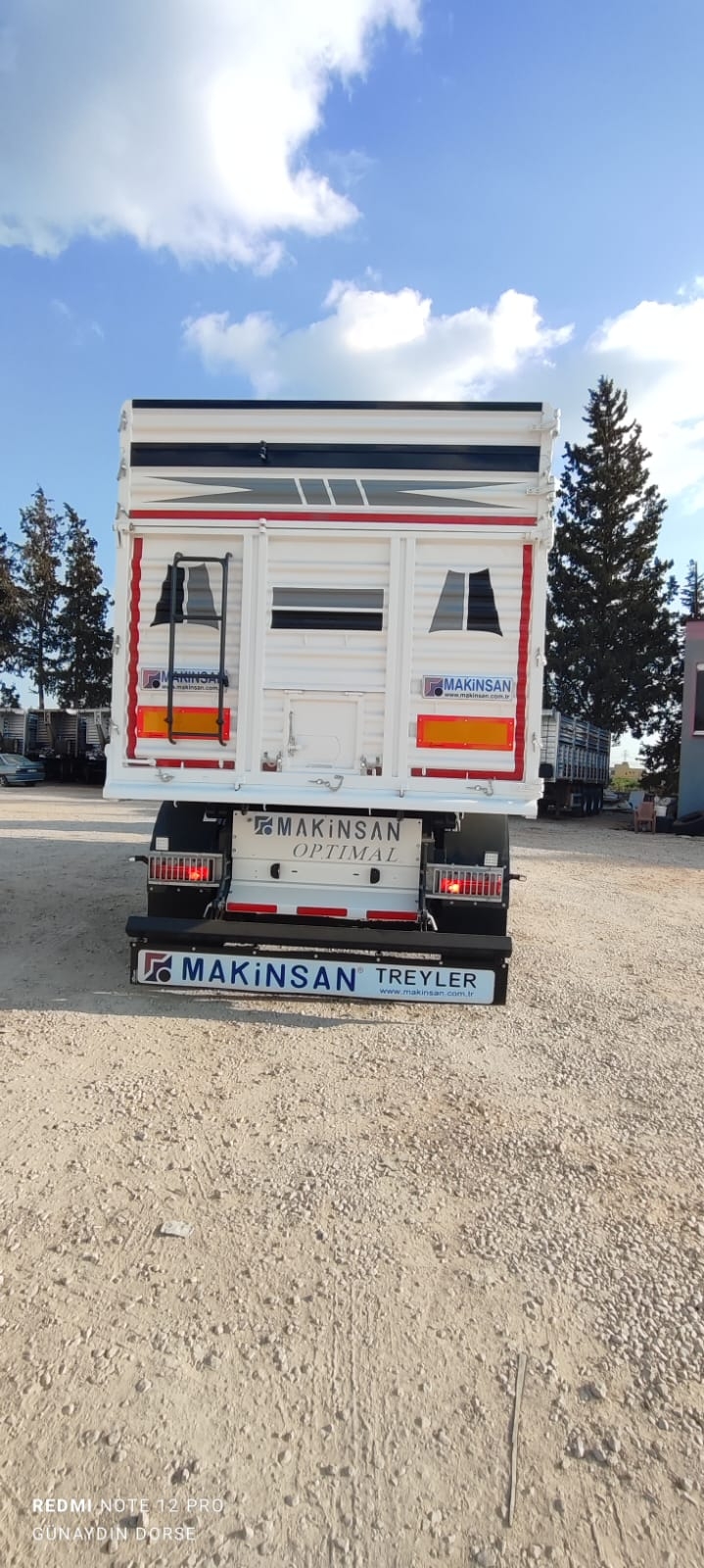 2026 SIFIR MAKİNSAN TREYLER DORSELER 3 İLAVELİ