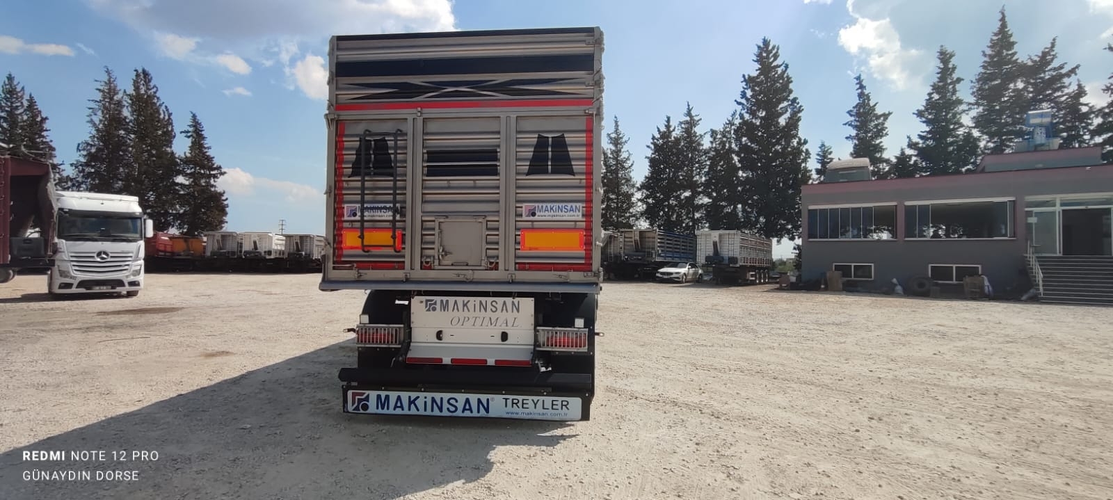 2026 SIFIR MAKİNSAN TREYLER DORSELER 3 İLAVELİ
