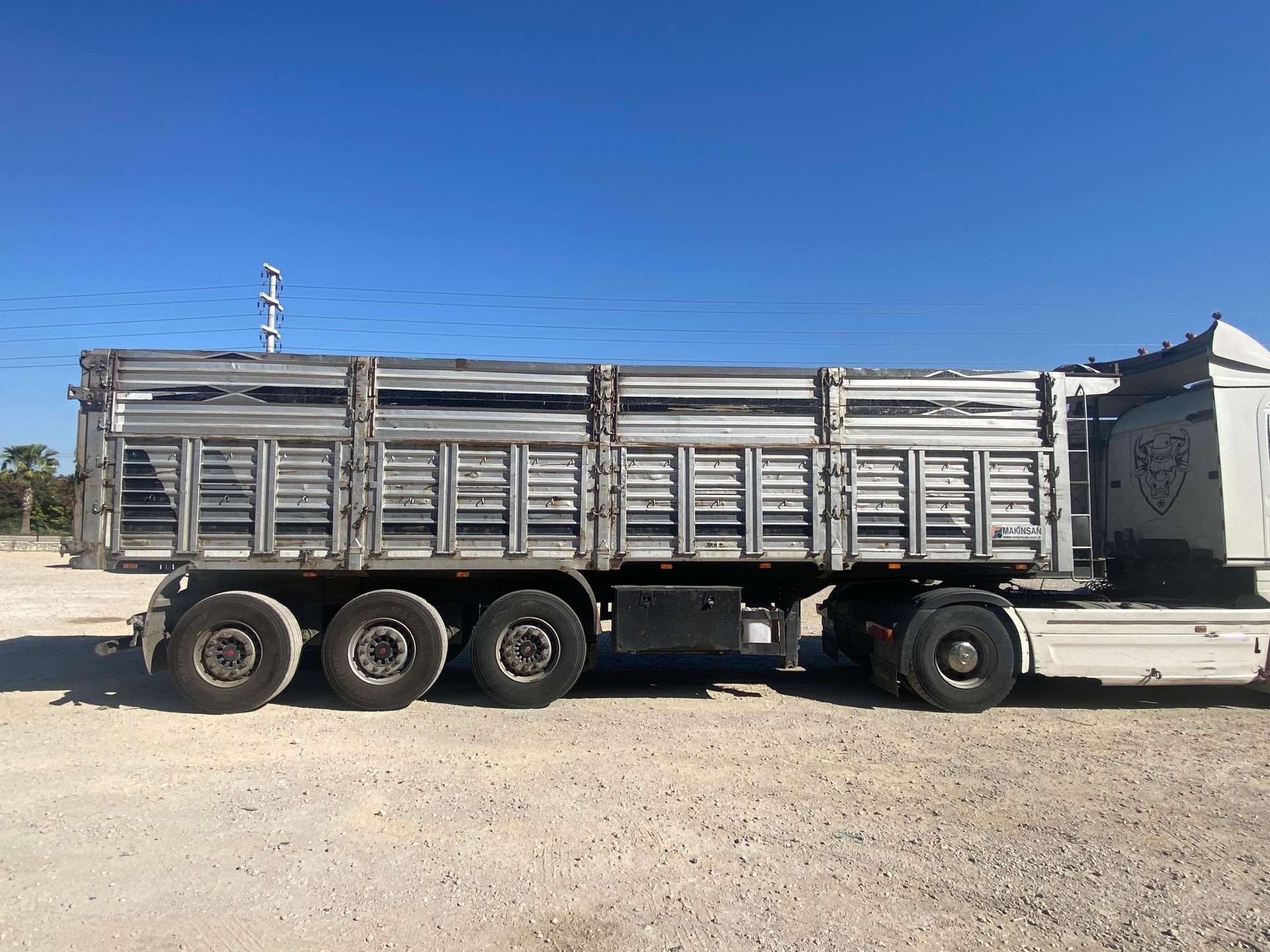 2012 MAKİNSAN TREYLER 9 METRE SAF DİNGİL BAKIMLI